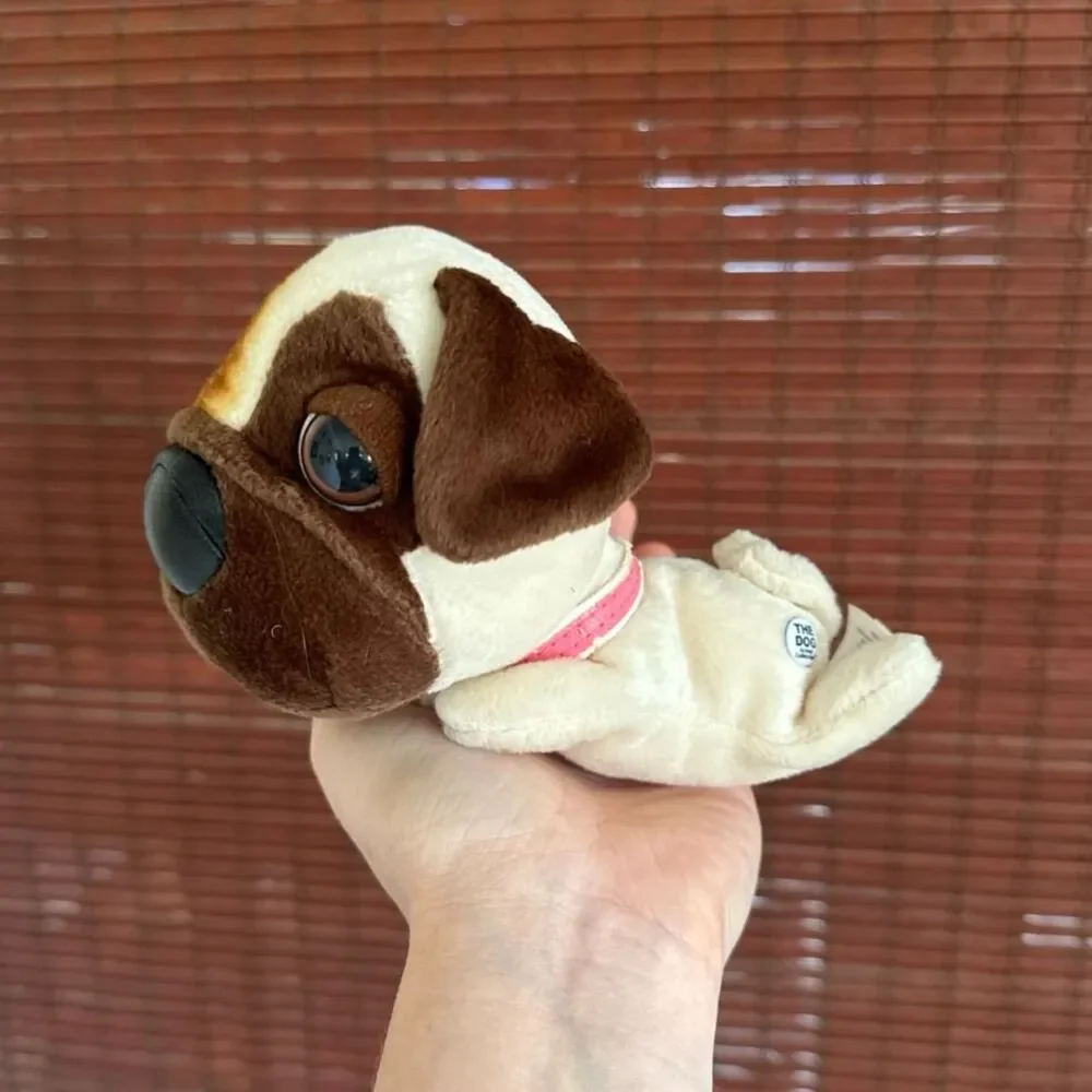 The Dog Artist 2002 Pug Bulldog Dog  Plush Stuffed Toy